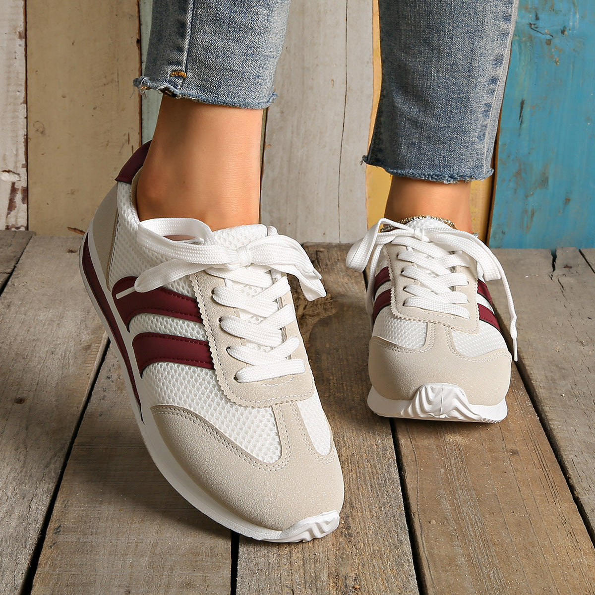 Breathable Mesh Surface Cortez Retro Cross-border Lightweight Sneaker