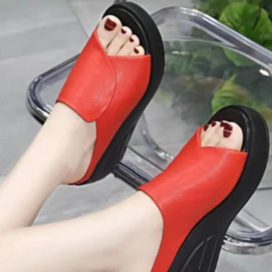 Sommer Højdeforøgende Kvinders Sandaler Koreansk Mode