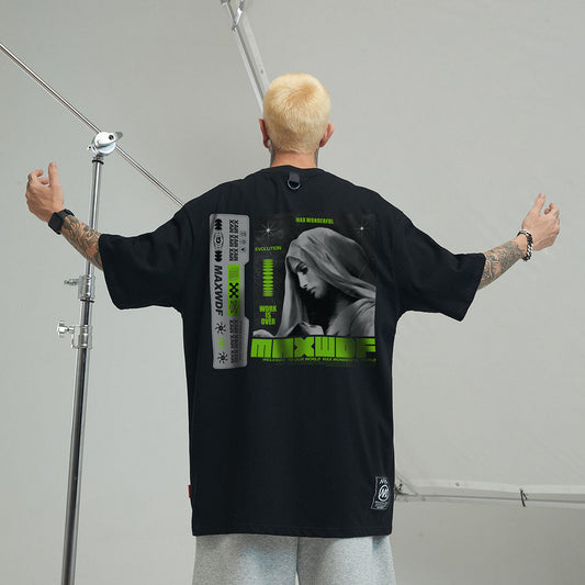 Trendy Loose Casual All-match Half-sleeve T-shirt