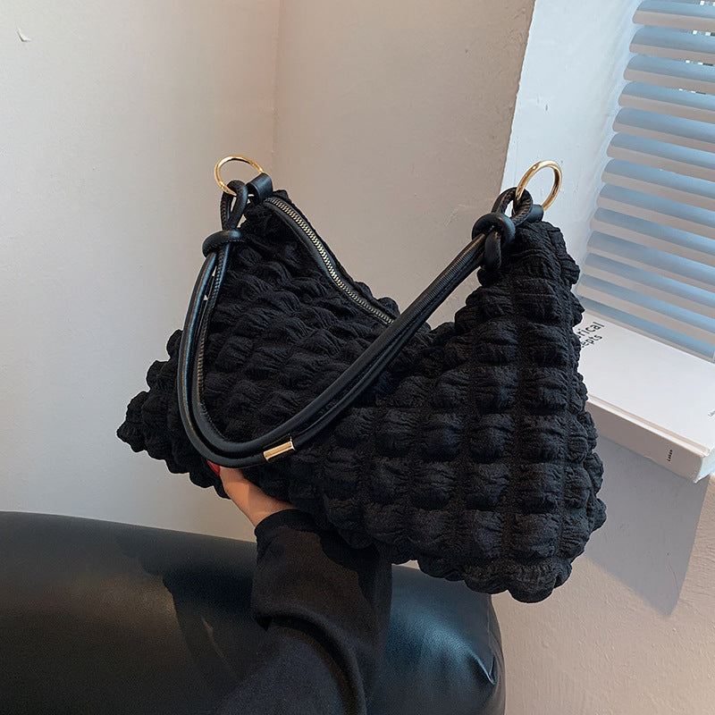 New Female Ins Niche One-shoulder Armpit Bag Casual All-match
