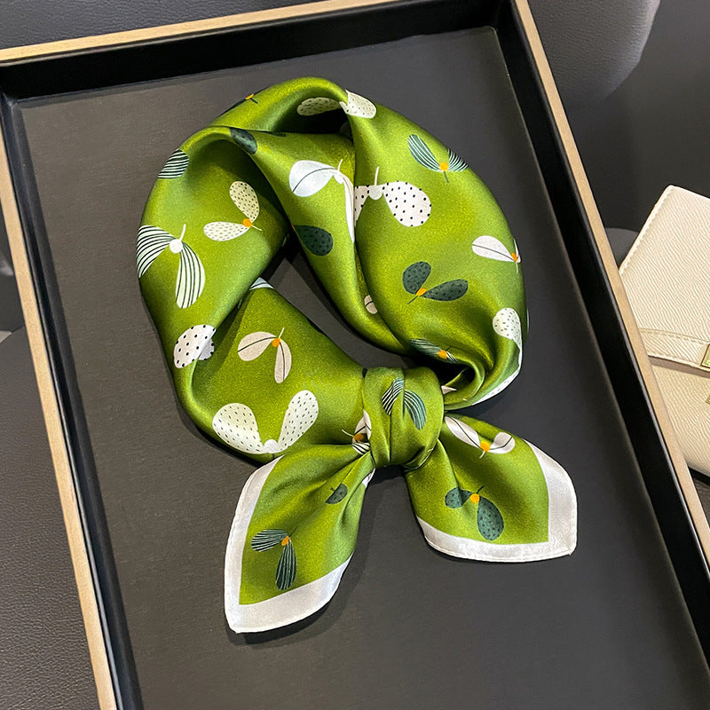 Versatile And Stylish Silk Neck Scarf