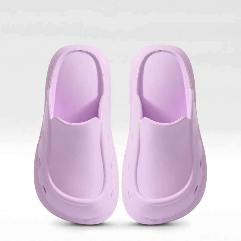 Baotou Thick Bottom Fashion Slippers Outerwear Home Shoes EVA Non-slip Casual Beach Shoes