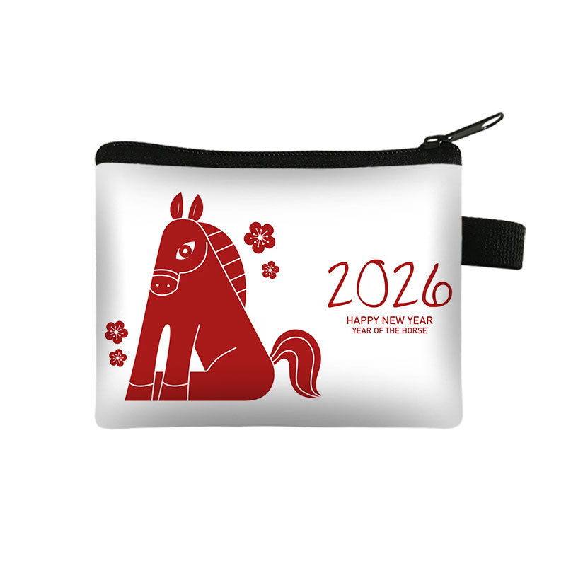 New Years Lucky Wallet Portable High Capacity Cardholder And Coin Organizer