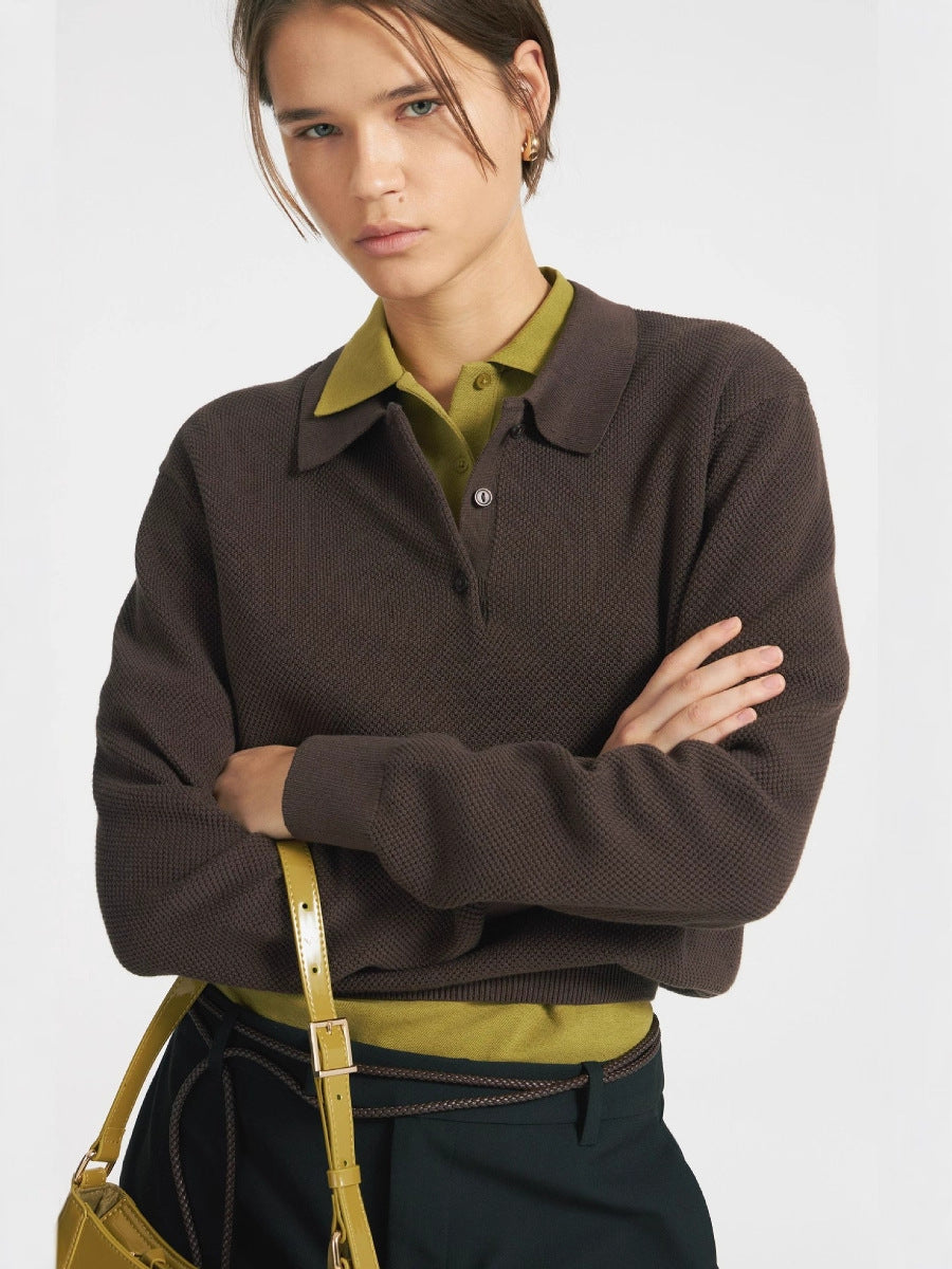 Womens Solid Color Turtleneck Sweater Pullover Knit Top
