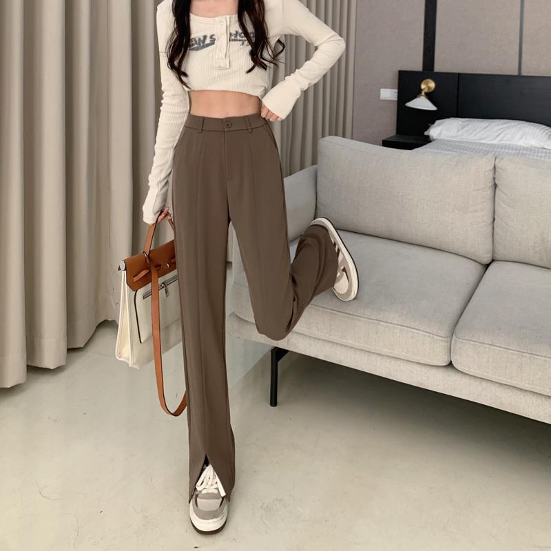 Summer New Loose Chic Wide Leg Suit Pants