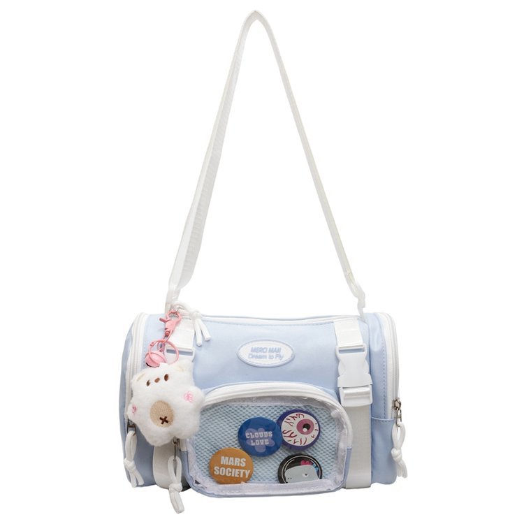 Preppy Style Cute Transparent Crossbody Bag