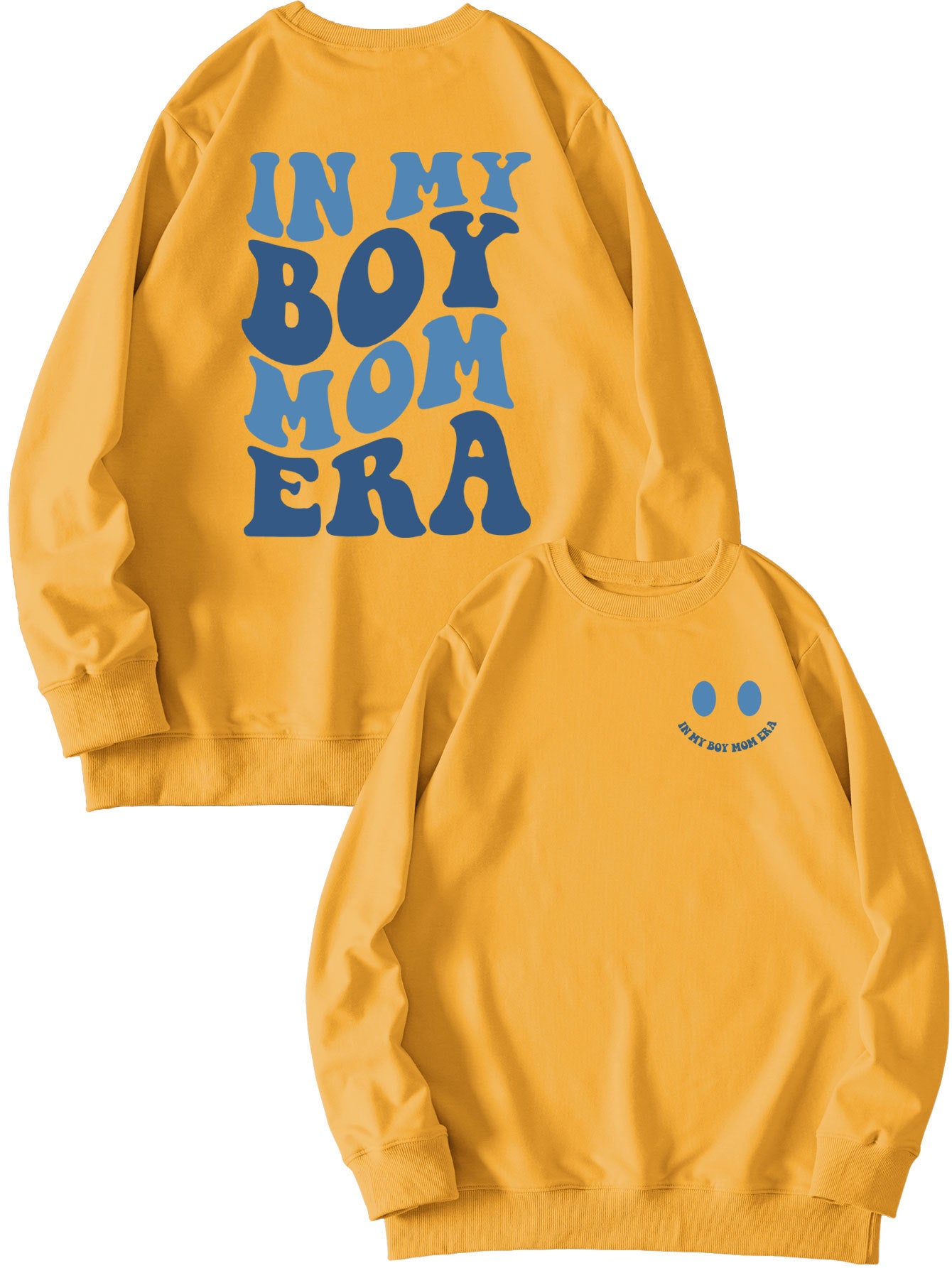 Double-sided Printed Pullover Sweatshirt Long-sleeved Shirt