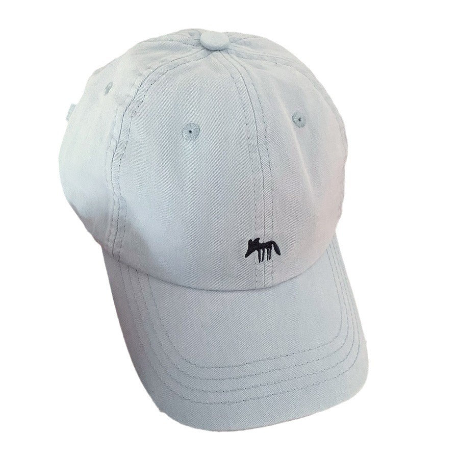 Embroidered Fox Baseball Hat For Men And Women