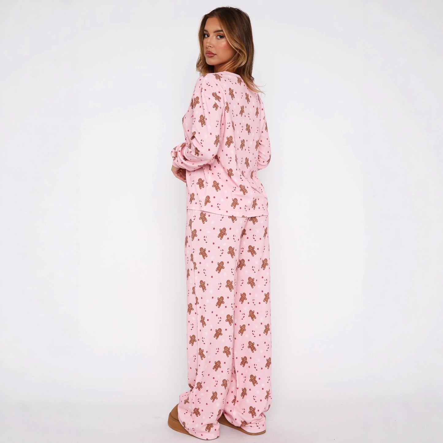 Casual Fashion Long-sleeved Pants And Homewear Two-piece Set