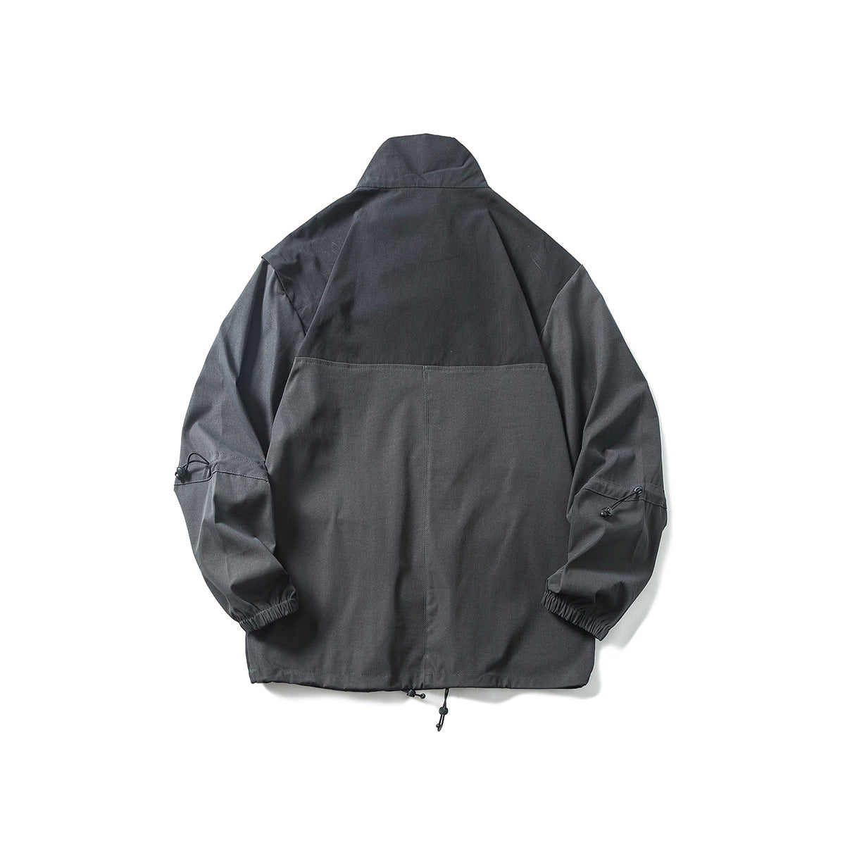 Trendy Diagonal Zipper Round Pocket Jacket