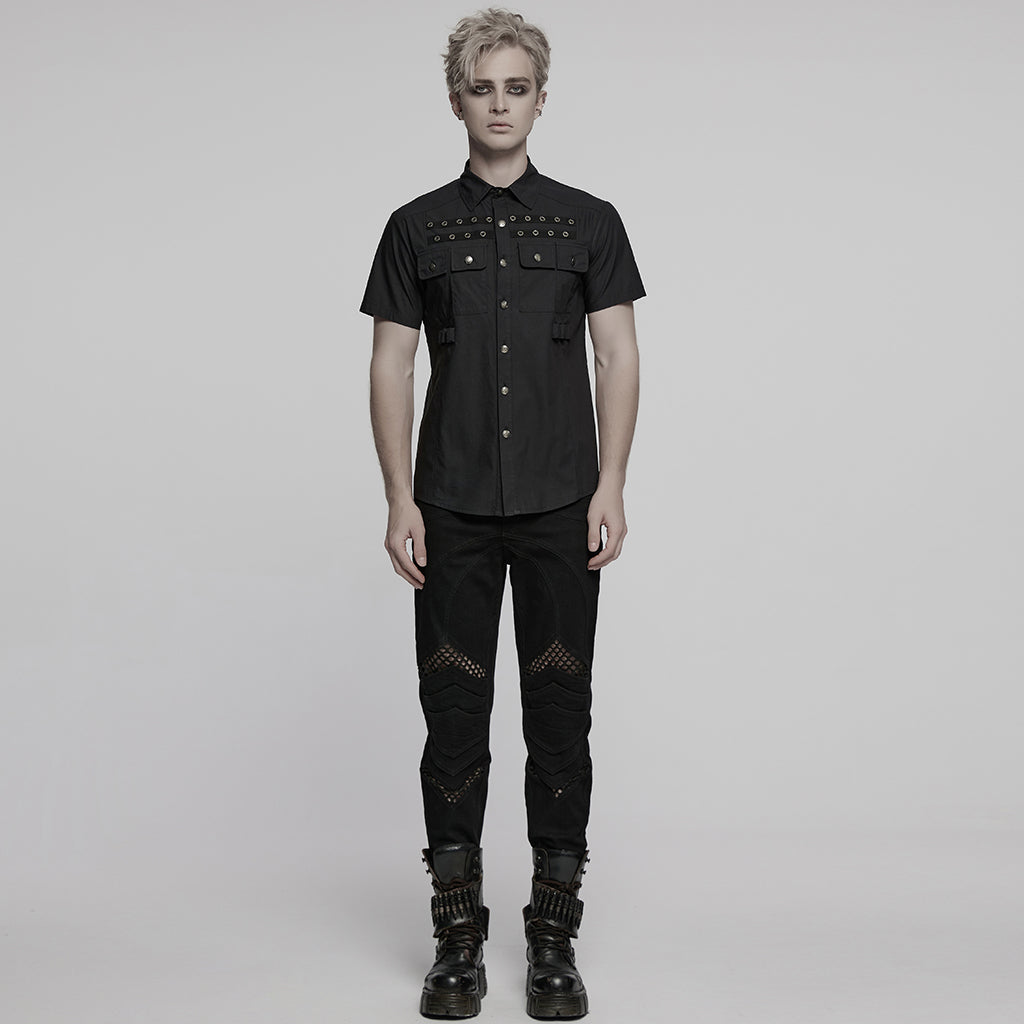 Punk State Original Menswear Street Rock Japanese Shirt