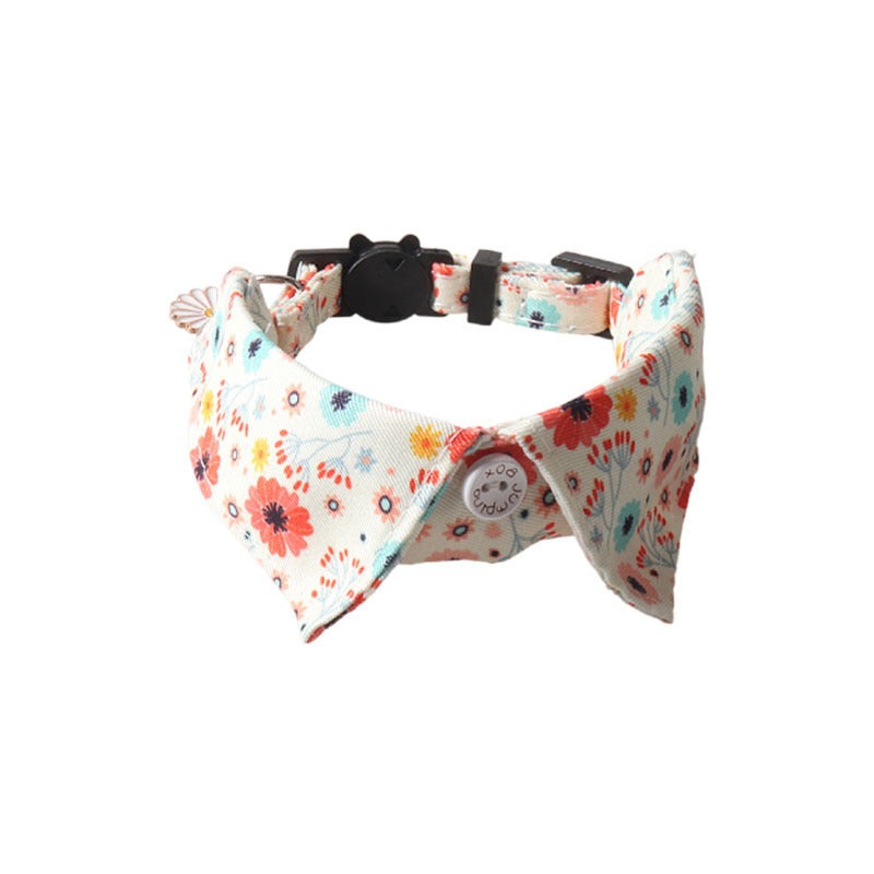 Fruit Blossom Series Bow Tie Cat Collar