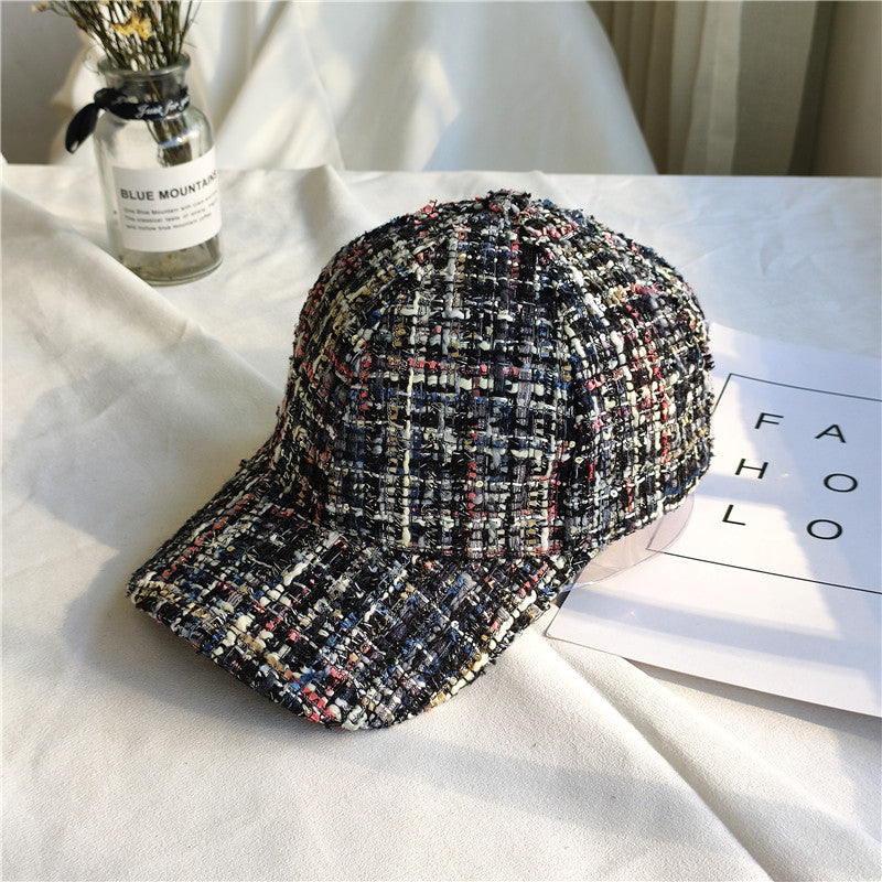 Hat Lady Autumn And Winter New Character Grain When Tweed