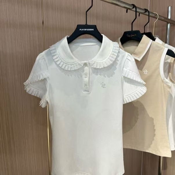 Women's Fashion Casual Slim-fit Short-sleeve Top