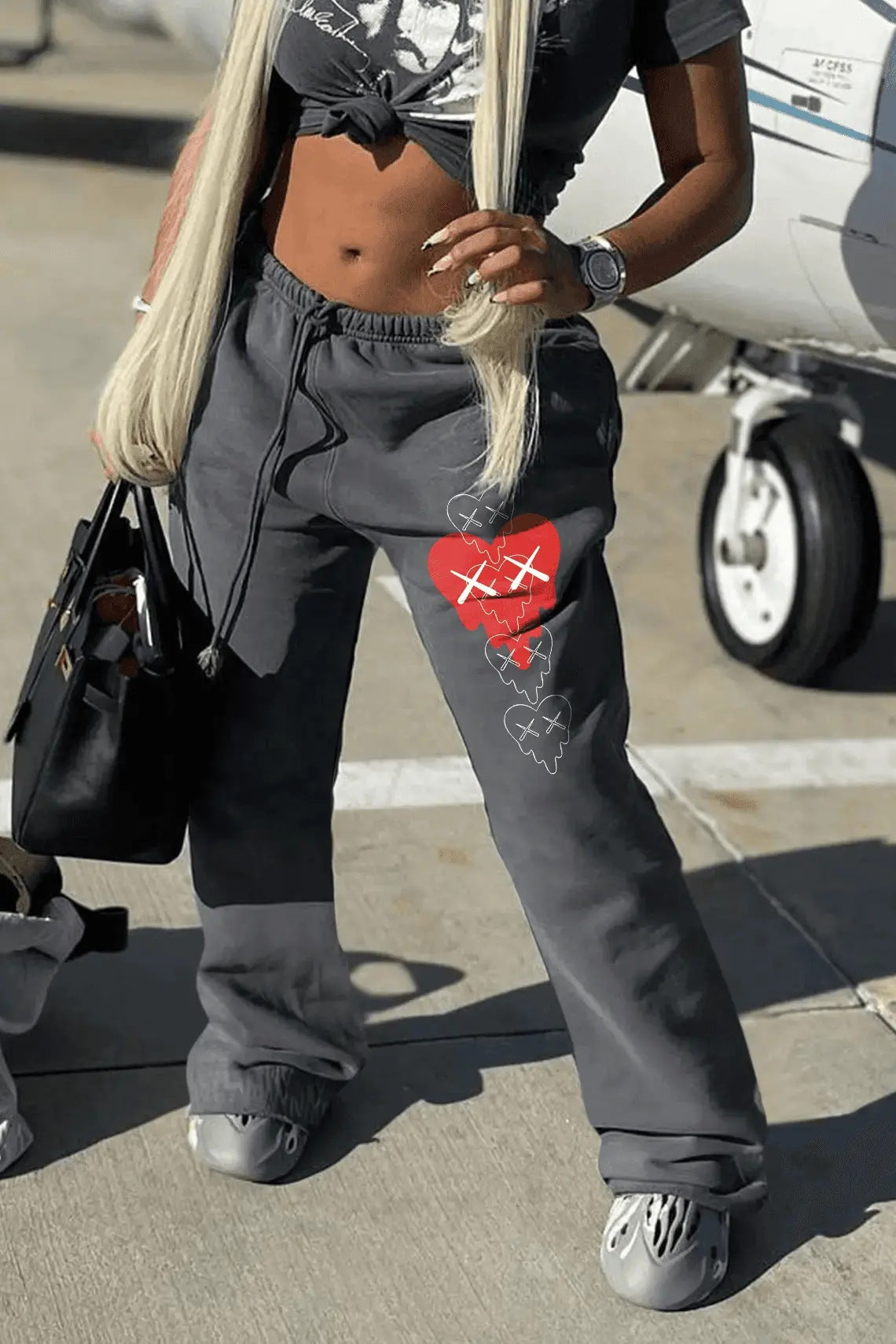 Street Spice Girls Modetrend Print Dame Sweatpants