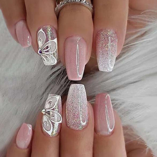 Gradient Glitter Pure Desire Wearable Nails