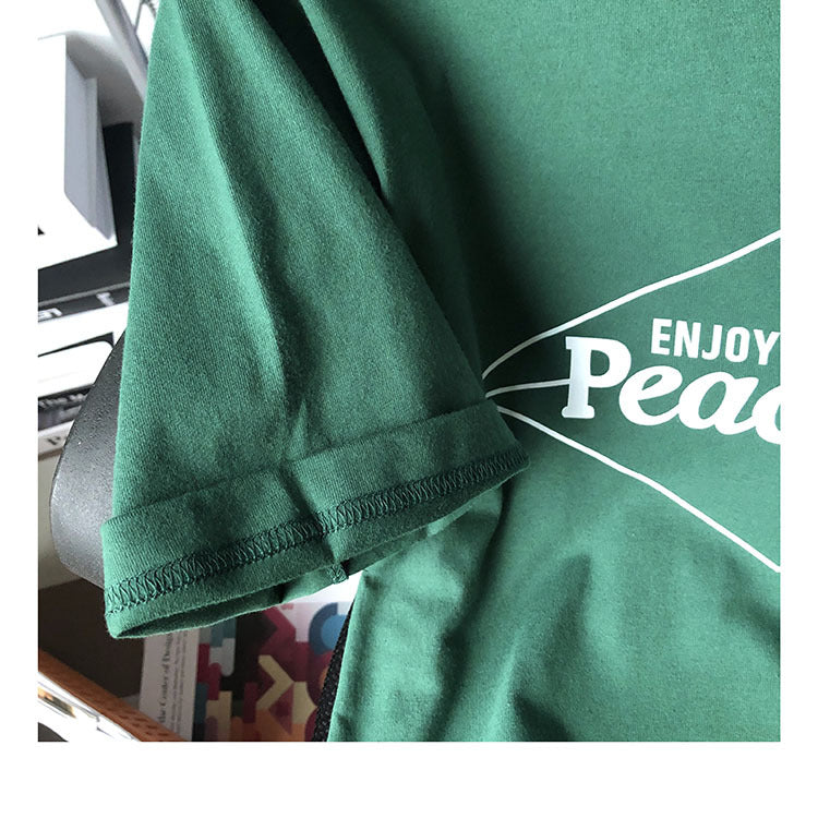 Women's Pure Cotton Dark Green White