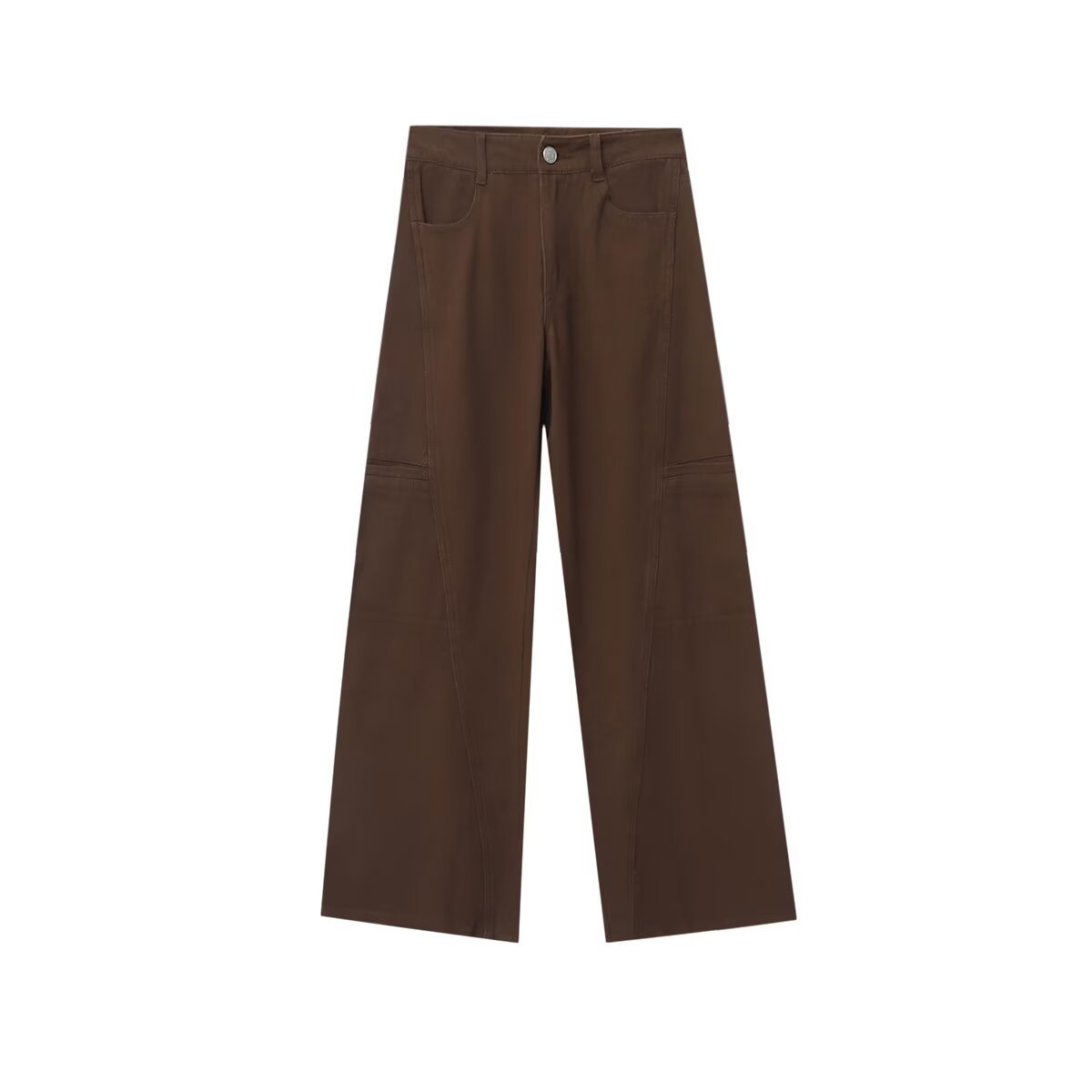 Summer Women's Mid-waist Wide-leg Straight Jeans Women