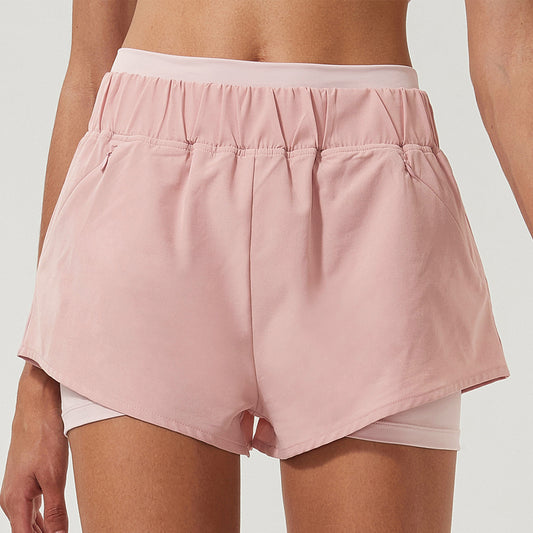 Mode Løse Vævede Yogashorts til Kvinder