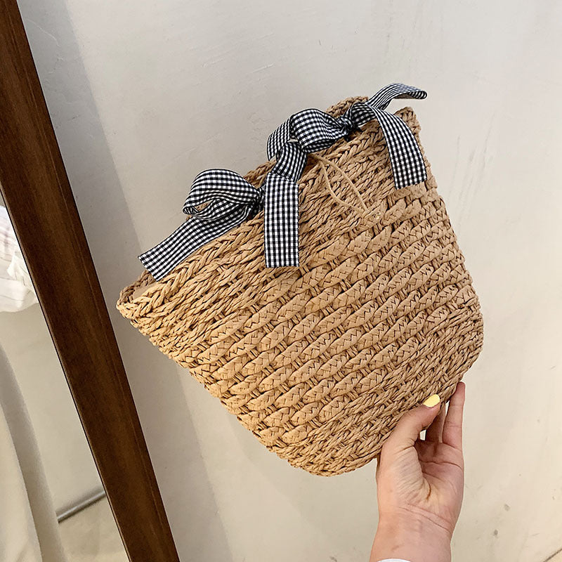 Fashion All Match Straw Woven Shoulder Bag