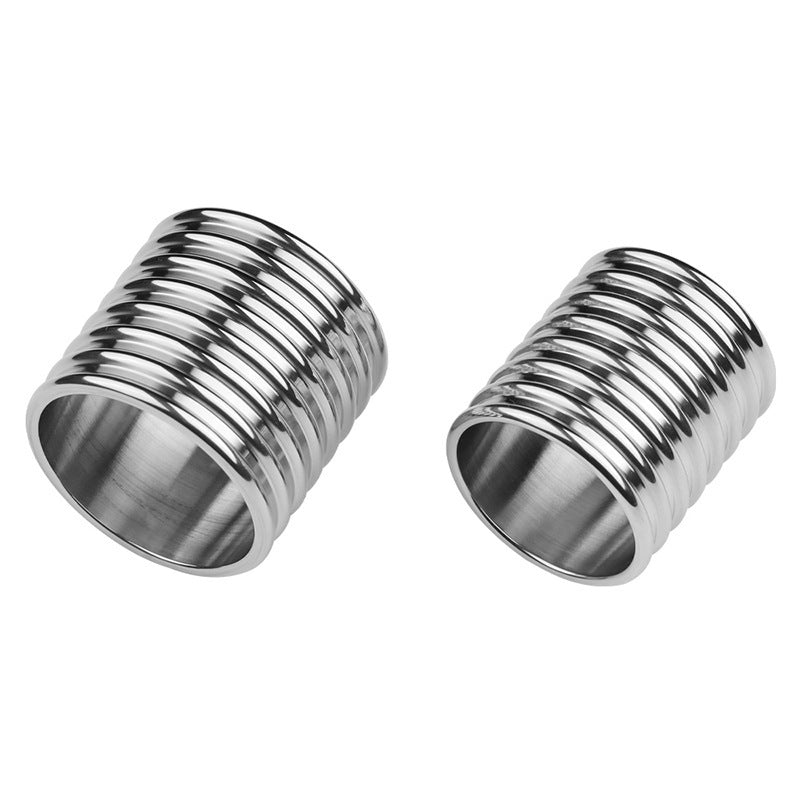 Metal Stainless Steel Tie Stretch Ring For Men