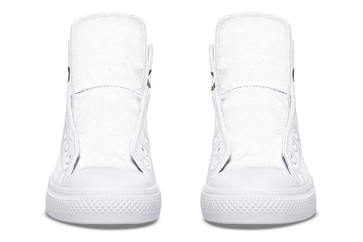 Printed Couple High-top Canvas Shoes