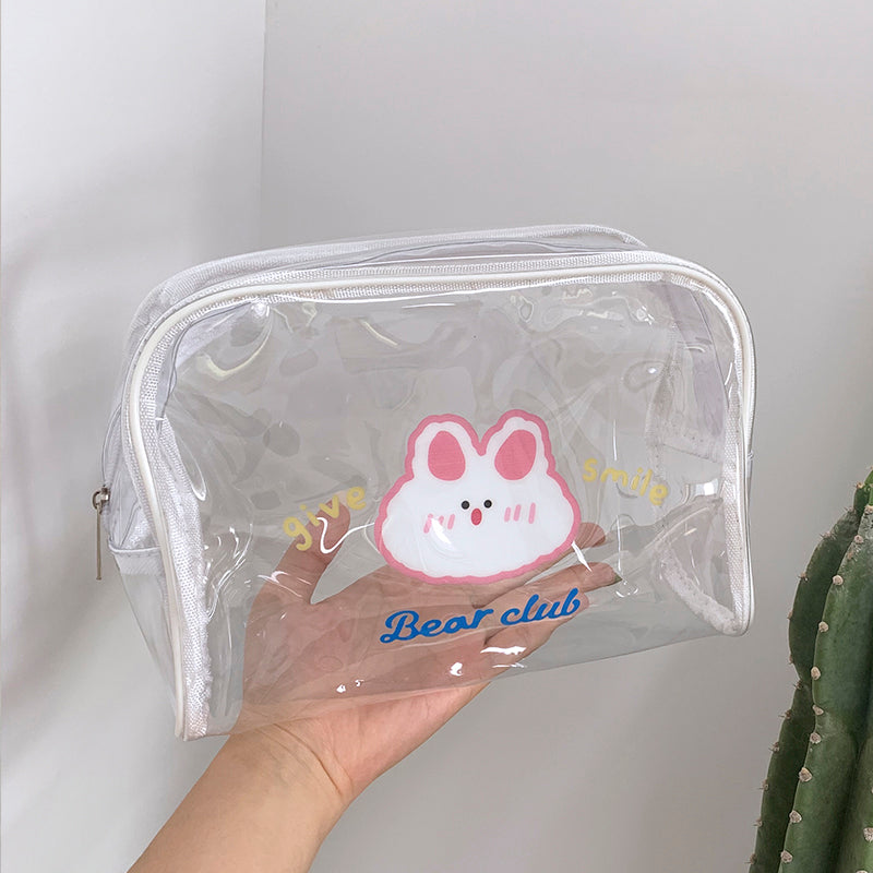Women's Portable Pvc Simple Large-capacity Travel Wash Storage Bag