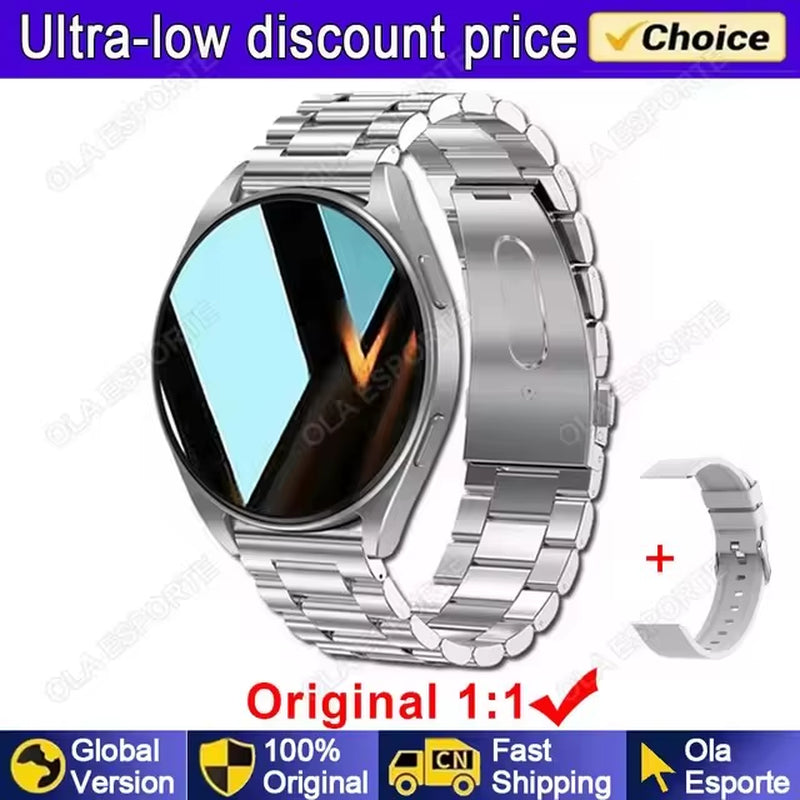 2024 New Smart Watch 6 Pro Full Touch Blood Pressure Blood Oxygen Bluetooth Call Waterproof Smartwatch Men Women for Android IOS