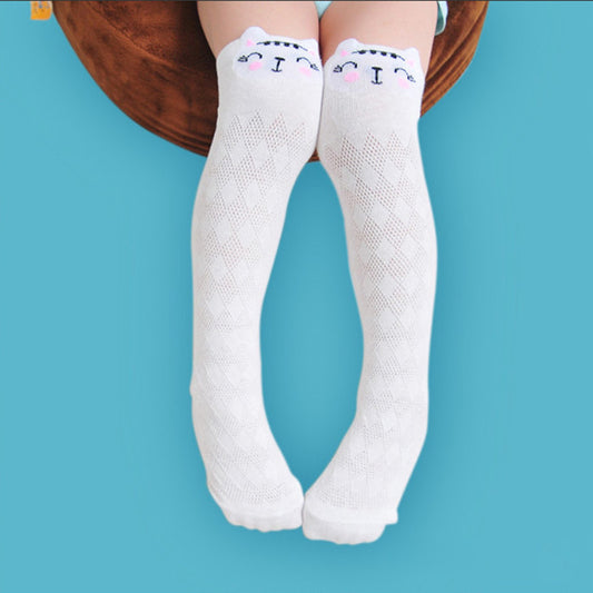 New Children's Mid-tube Anti-mosquito Socks Over The Knee Thin