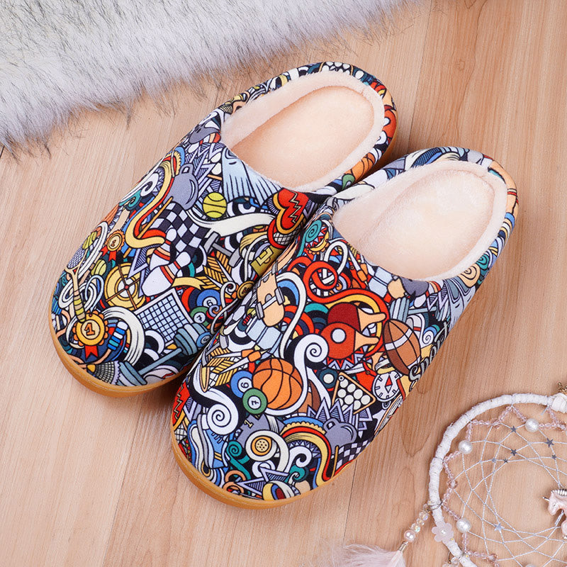 Cotton Slippers Warm And Antiskid Large