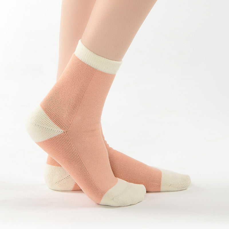 Women's Soft Half Terry Mid Tube Socks
