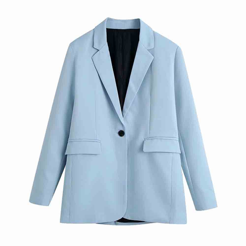 Female Temperament All-match Solid Color Casual Suit Jacket