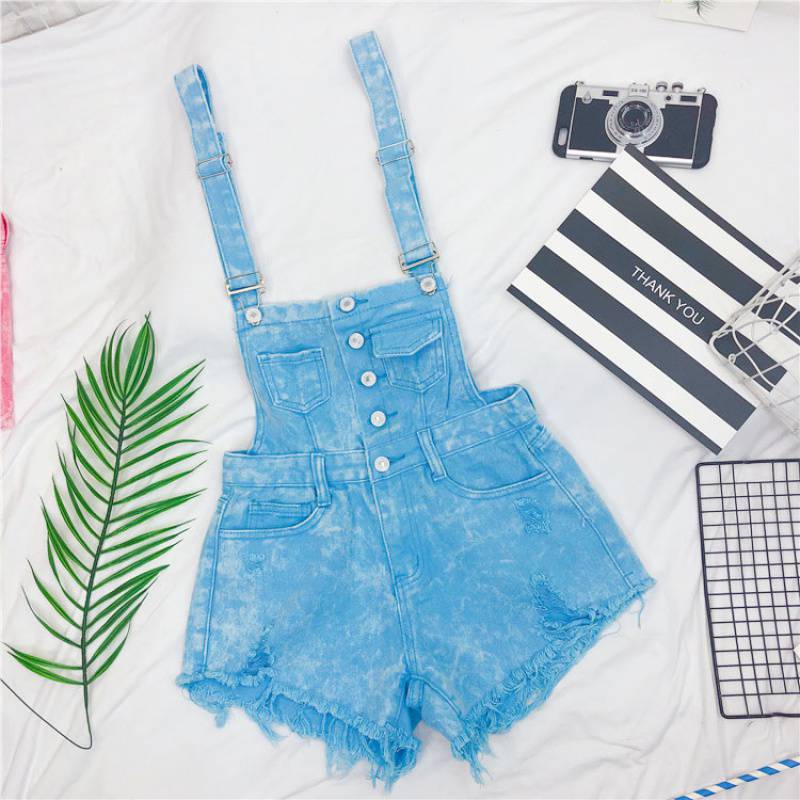 Korean Version Of Thin Shorts With Fringed Fringe