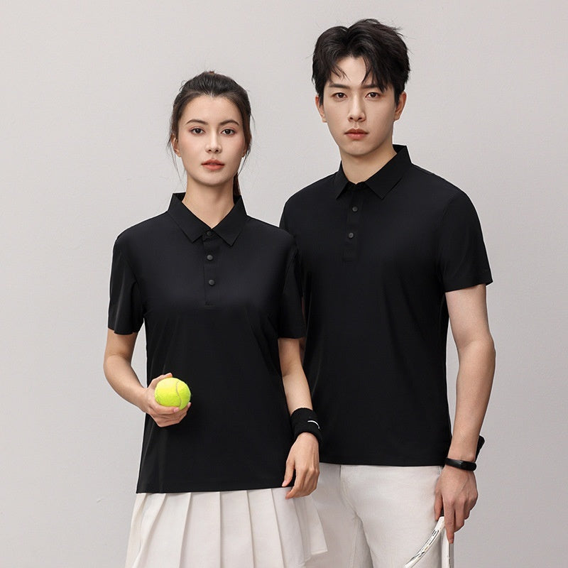 Polo Shirt Brocade Ammonia Seamless Summer Running Ice T-shirt Golf