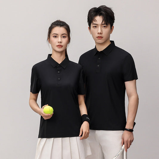 Polo Shirt Brocade Ammonia Seamless Summer Running Ice T-shirt Golf