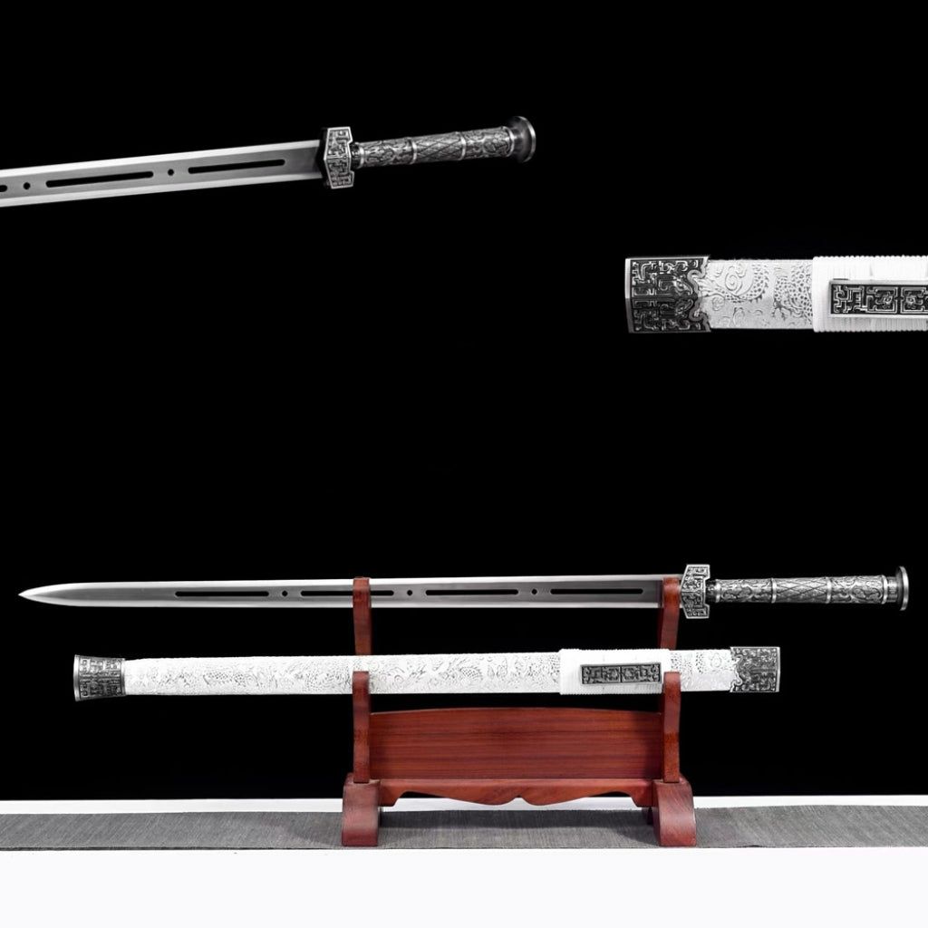 Han Style Sword, Genuine Sword, Long Sword, Cold Weapon, Ancient Style Prop, Practice Sword, High Manganese Steel Unsharpened