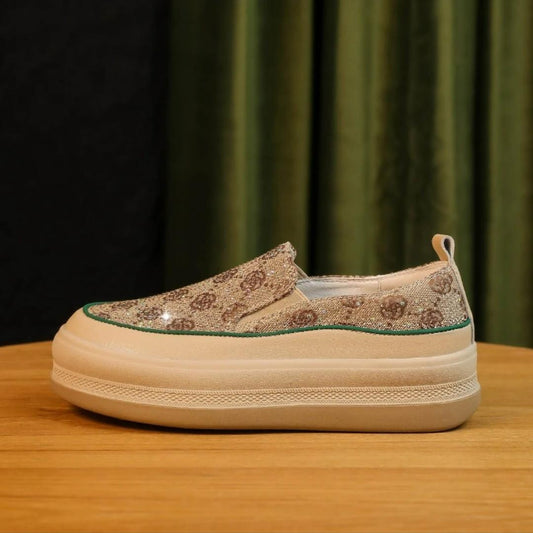 Women's Breathable Fashionable Thick Bottom Hundred Single Shoes