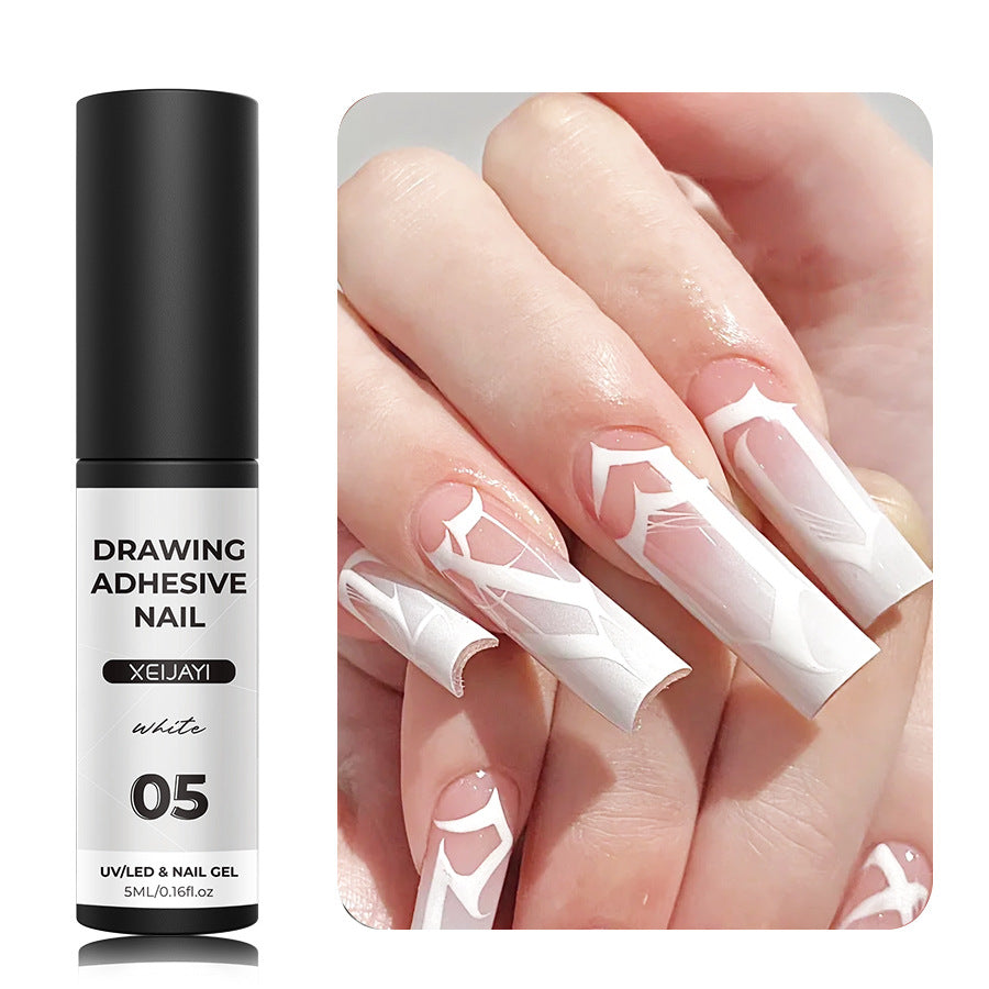 5ml Nail Metal Cable Adhesive Hoy Edge Painted