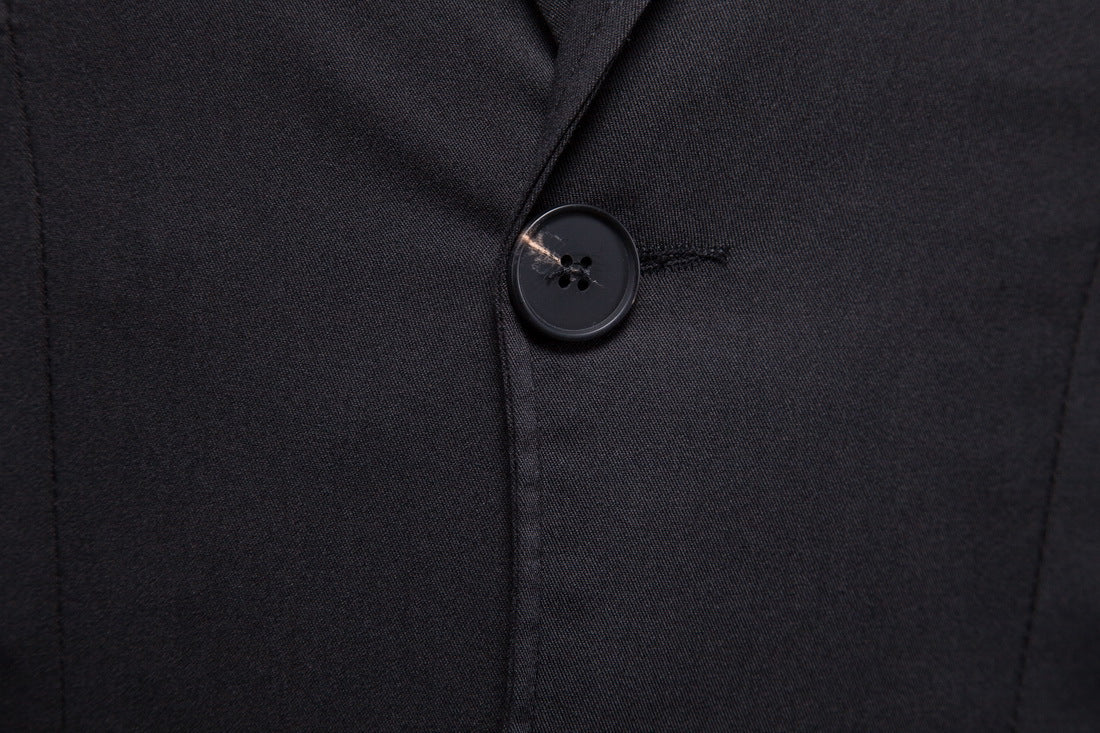 Two Button Western Men's Coat In Europe And America