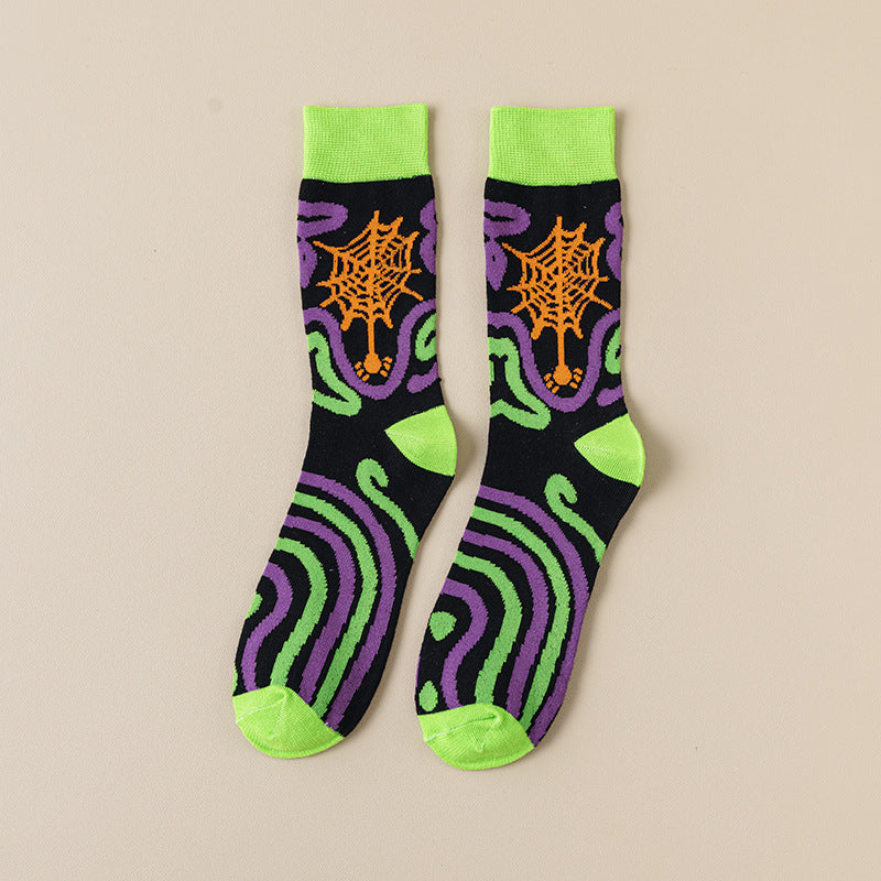 Cartoon Creative Halloween Mid-calf Socks