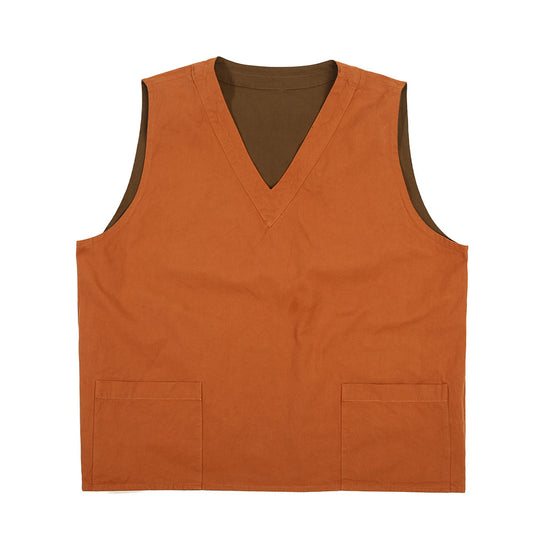 Men's Loose Double-sided V-neck Pullover