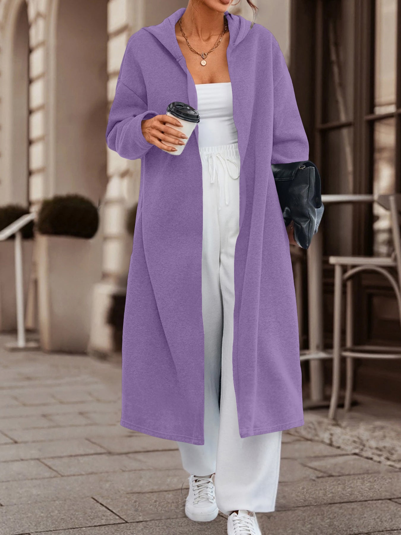 Women's Leisure Commute Long Cardigan Jacket