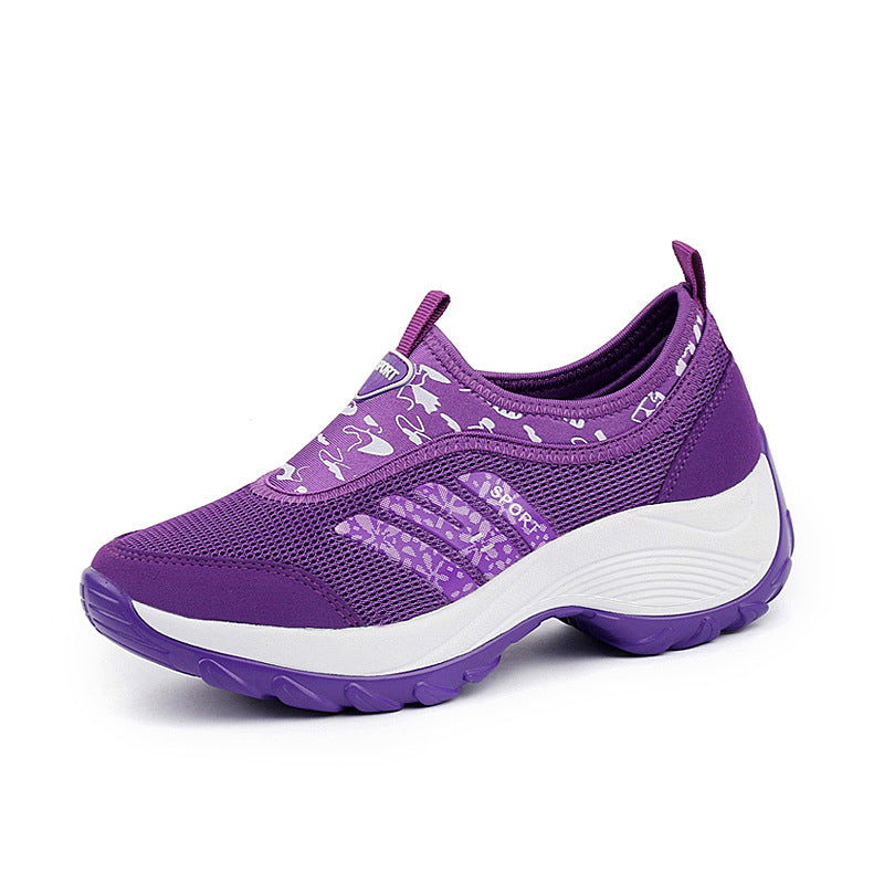 Women's Sports Shoes Height Increasing Slip-on