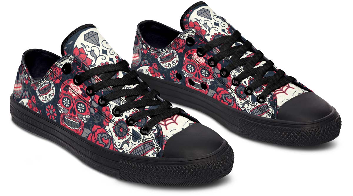Fashion Print Couple Low-Top Canvas Shoes
