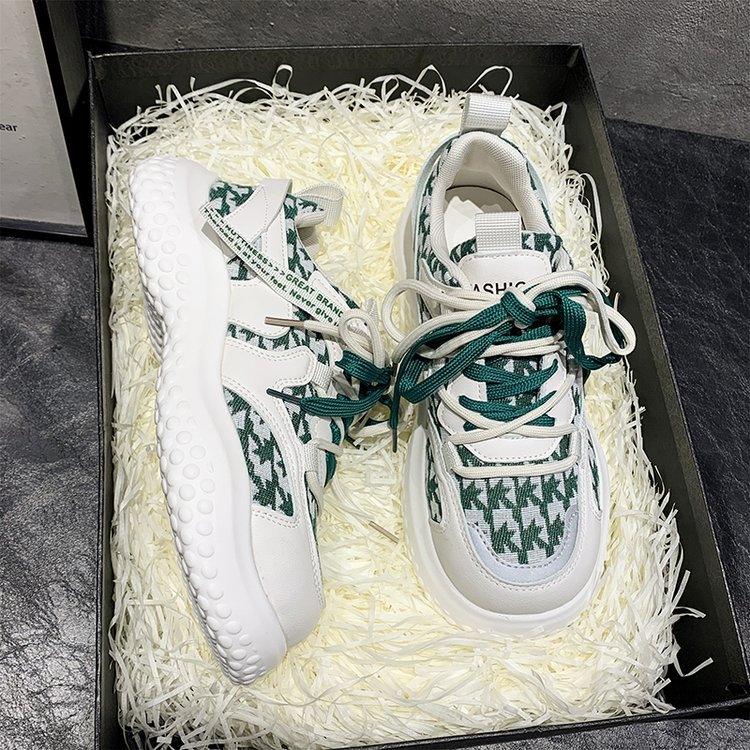 Reflective Strip Platform Running Shoes