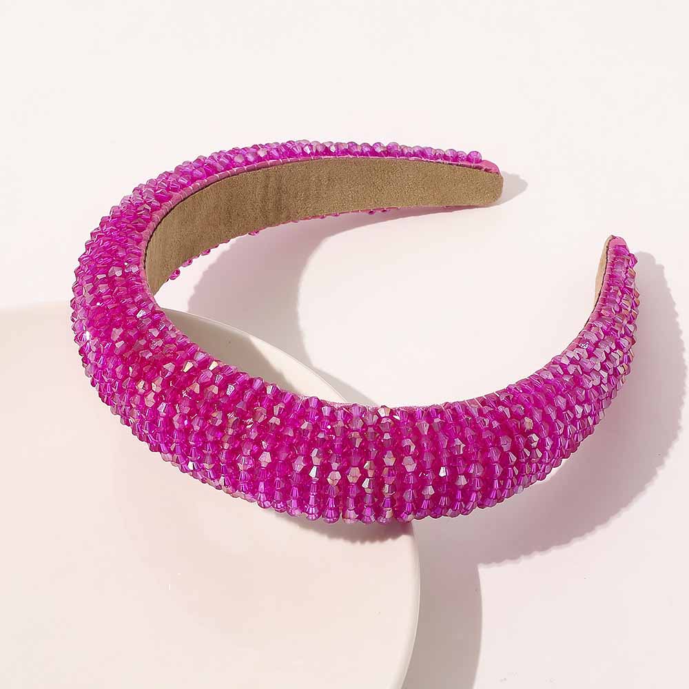 Women's Wide Brim Baroque Crystal Headband