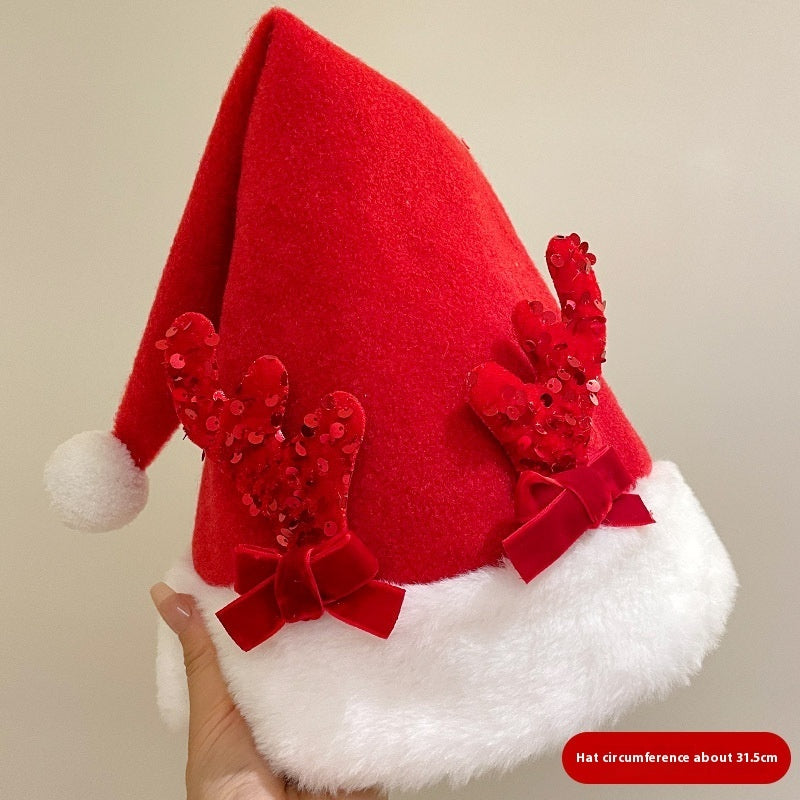 Christmas Hat Elk Horn Dress Up Children's Gift Headdress