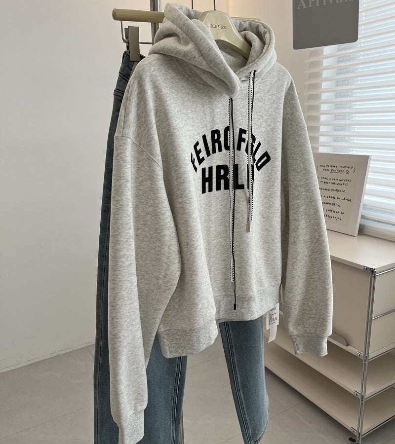 Casual, Laid-back Hooded Sweatshirt