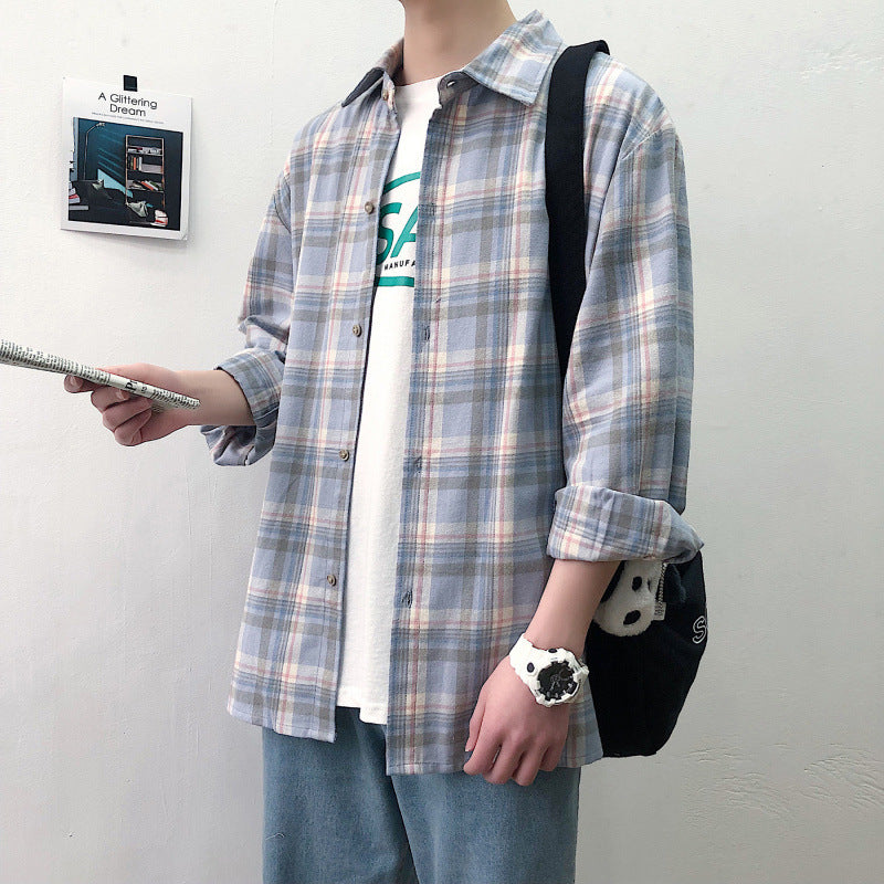 Shirt Men's Hong Kong Style Couple Coat