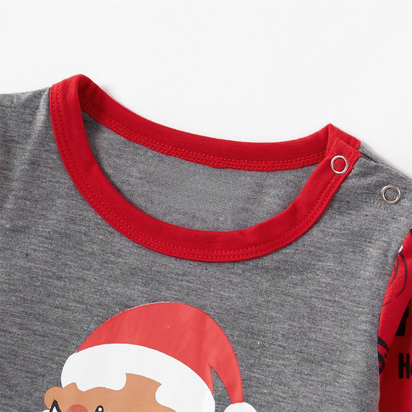 Julepyjamassæt med lange ærmer til forældre og børn med print
